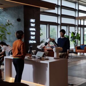 First they laugh, then they follow!